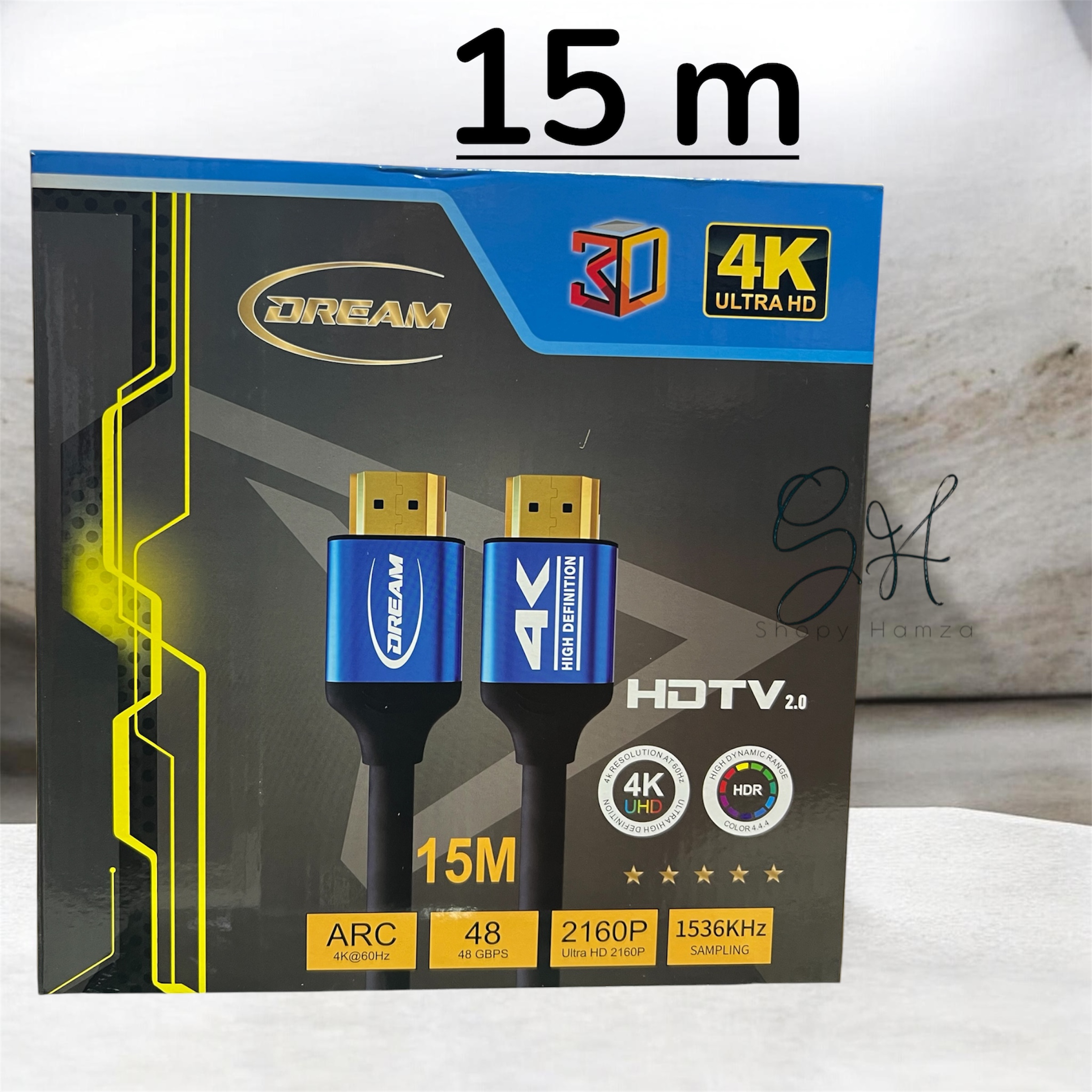 Cable HDMI 2.0 4K Ultra HD 15m